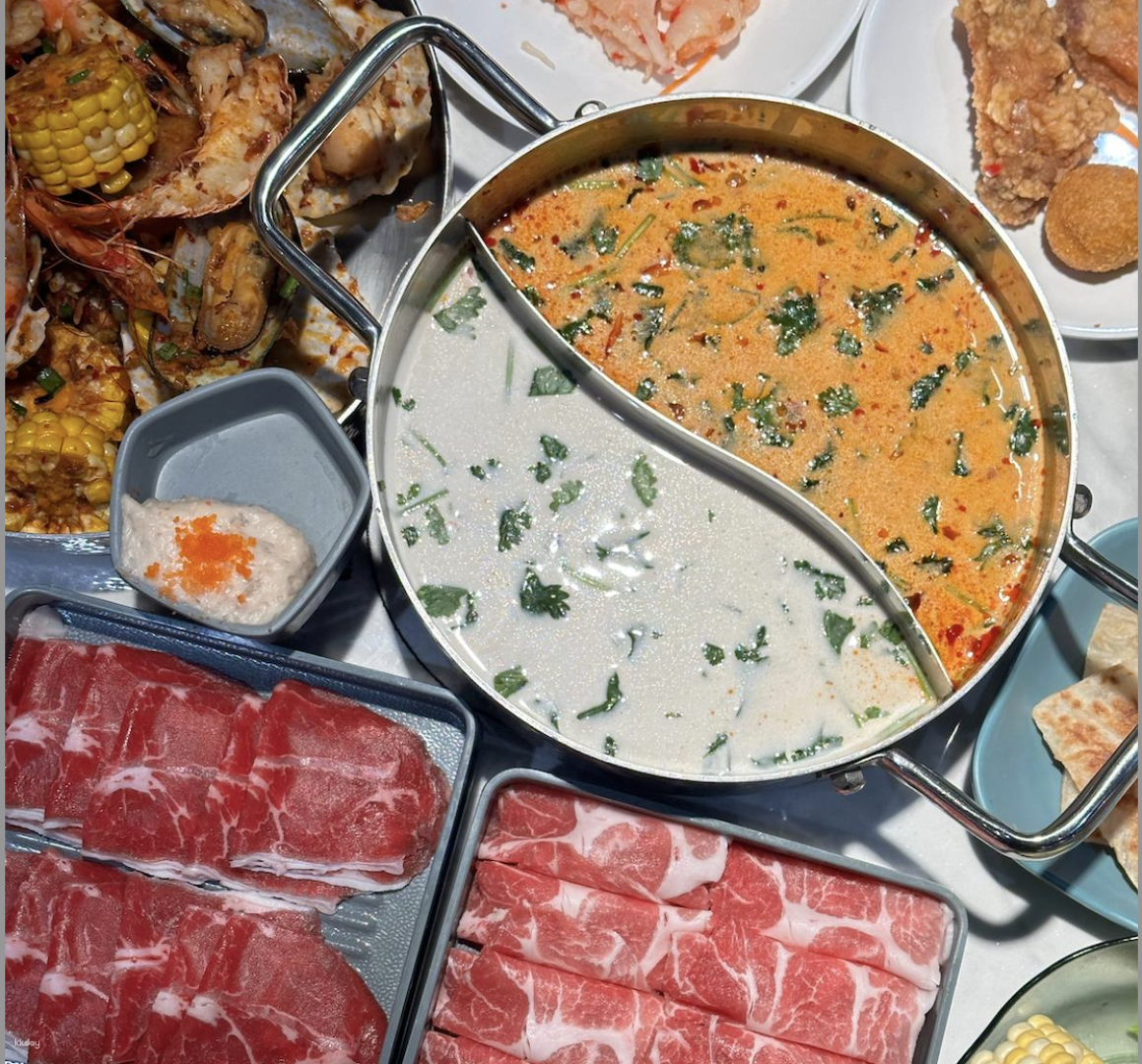 Thai. Early summer｜90/120 minutes hot pot set menu｜All you can eat, snacks, desserts and drinks｜Selected beef tendons｜Spanish chestnut-fed dolphin slices｜Tsuen Wan｜Special promotion 2024 - Photo 1 of 10